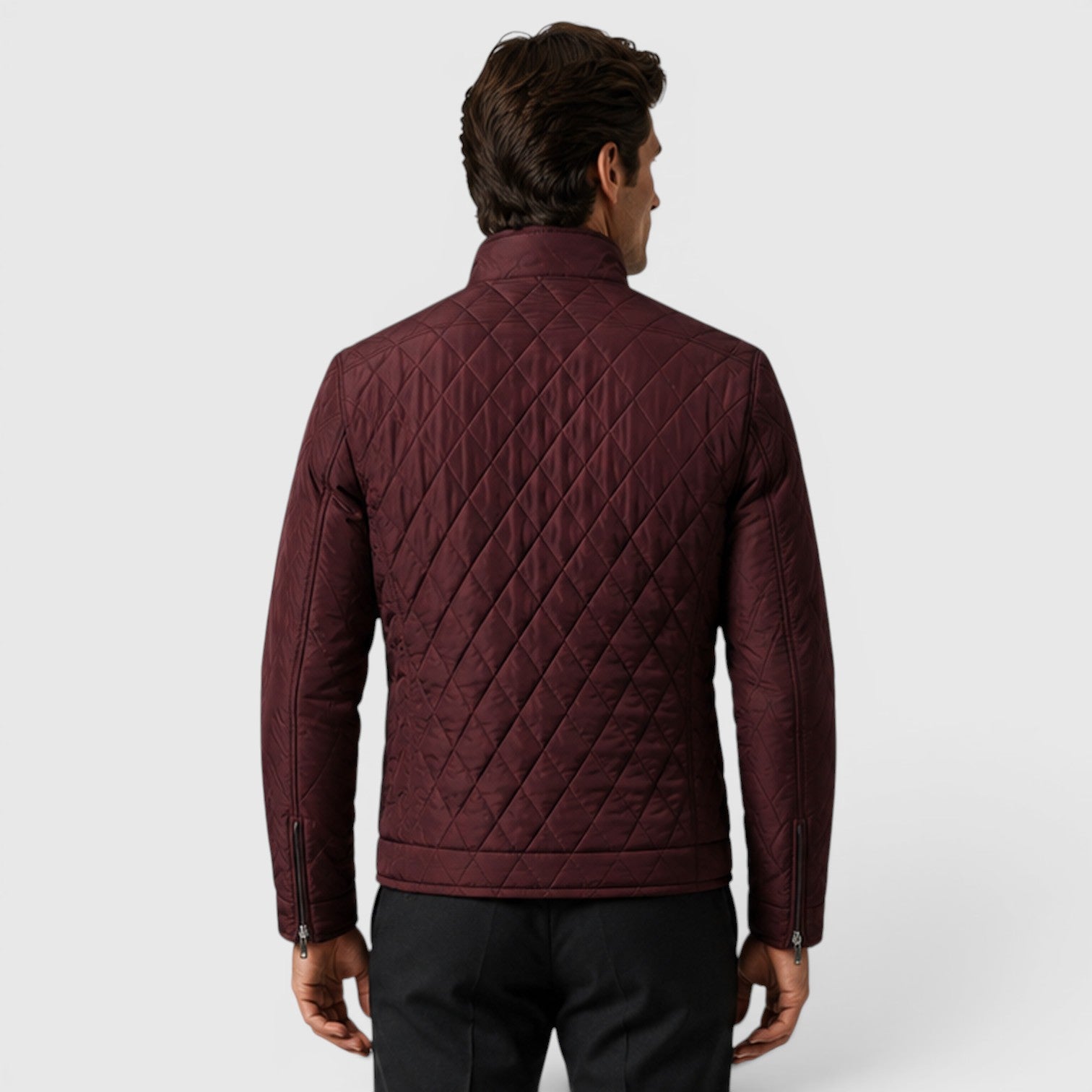 Monvaline | Men's Quilted Jacket for Lightweight Travel Casual Outerwear