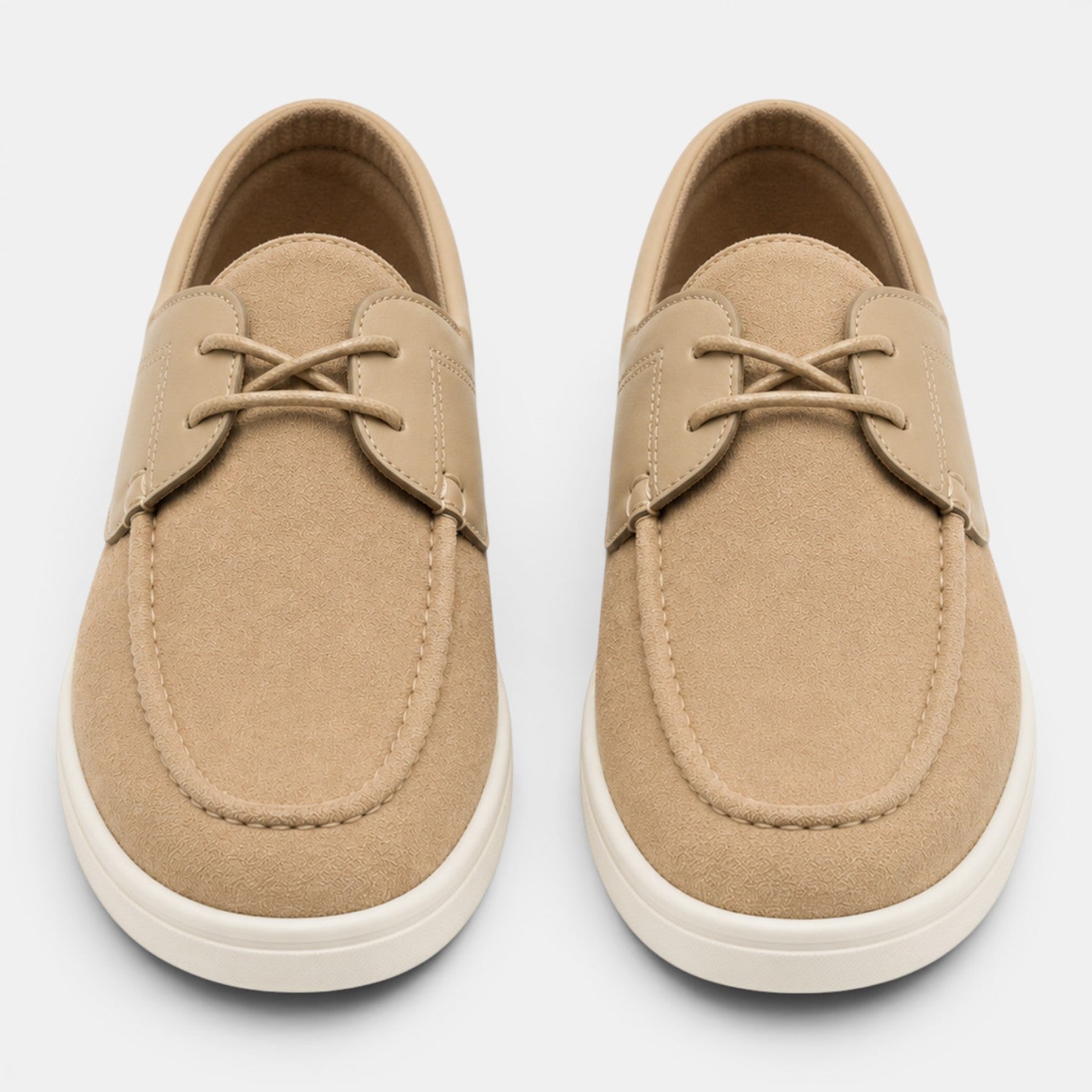 Monvaline | Men's Round Toe PU Loafers Comfortable Everyday Walking Shoes