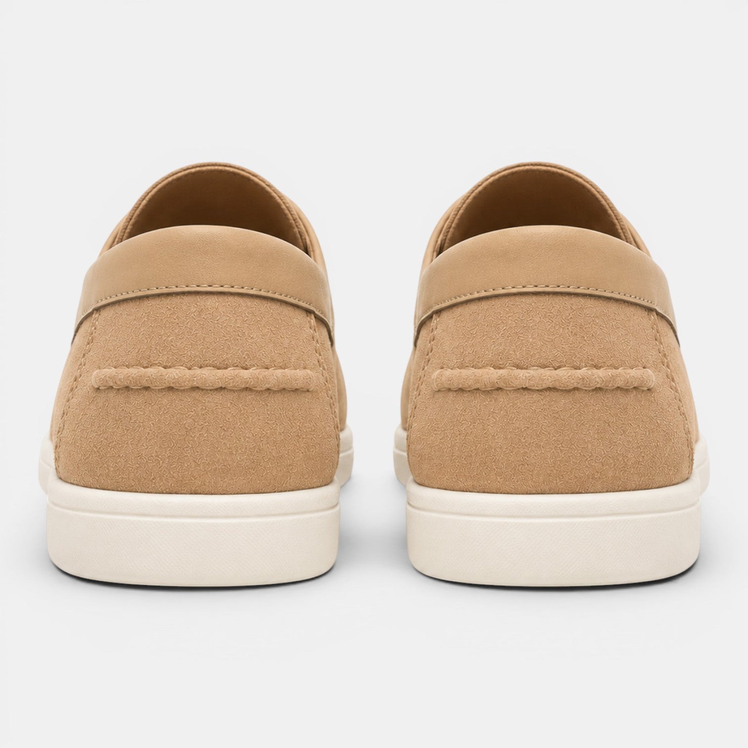 Monvaline | Men's Round Toe PU Loafers Comfortable Everyday Walking Shoes