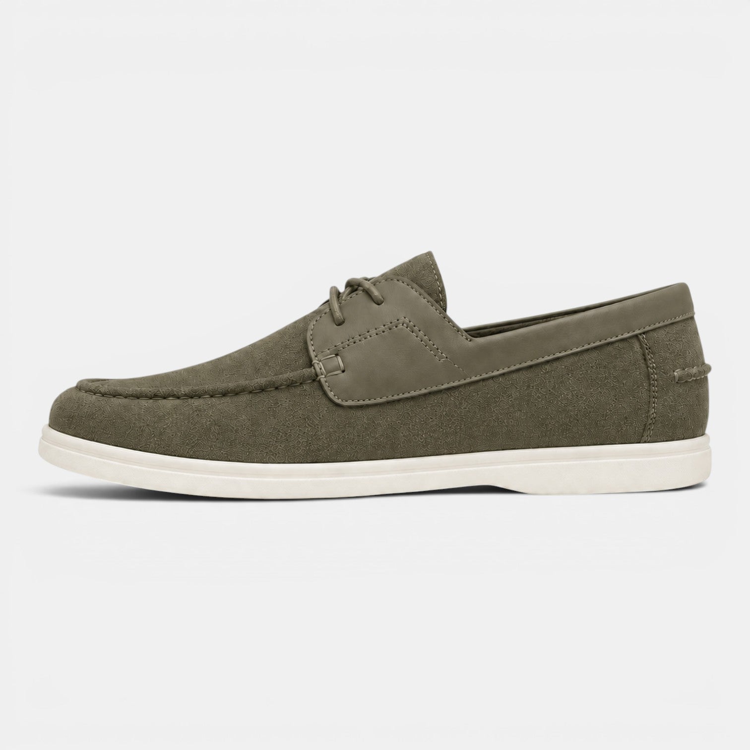 Monvaline | Men's Round Toe PU Loafers Comfortable Everyday Walking Shoes
