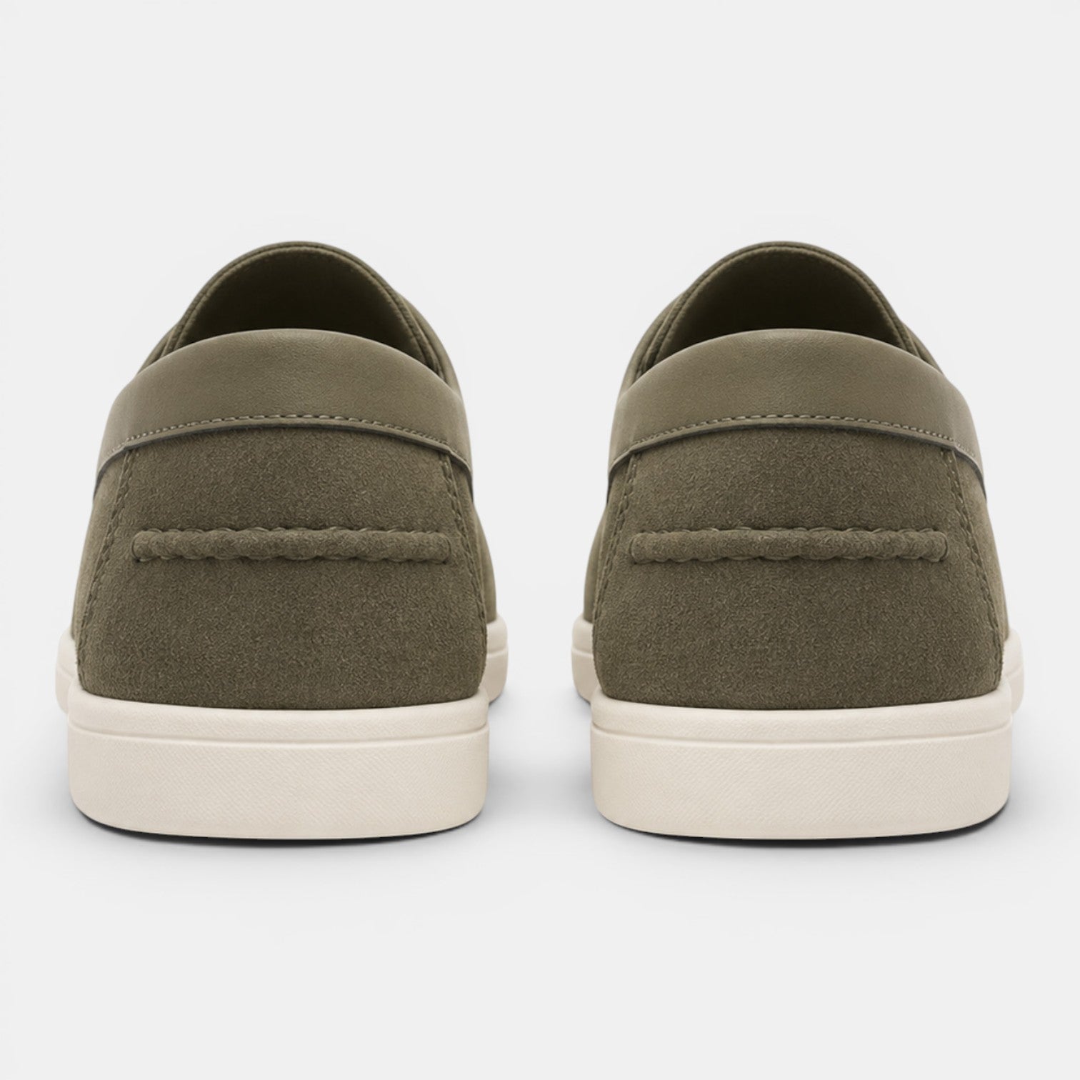 Monvaline | Men's Round Toe PU Loafers Comfortable Everyday Walking Shoes