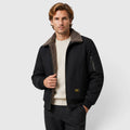 Monvaline | Men's Sherpa Lined Jacket – Warm Zip-Up Casual Jacket