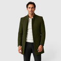 Monvaline | Men's Slim Fit Timeless Smart Casual Overcoat