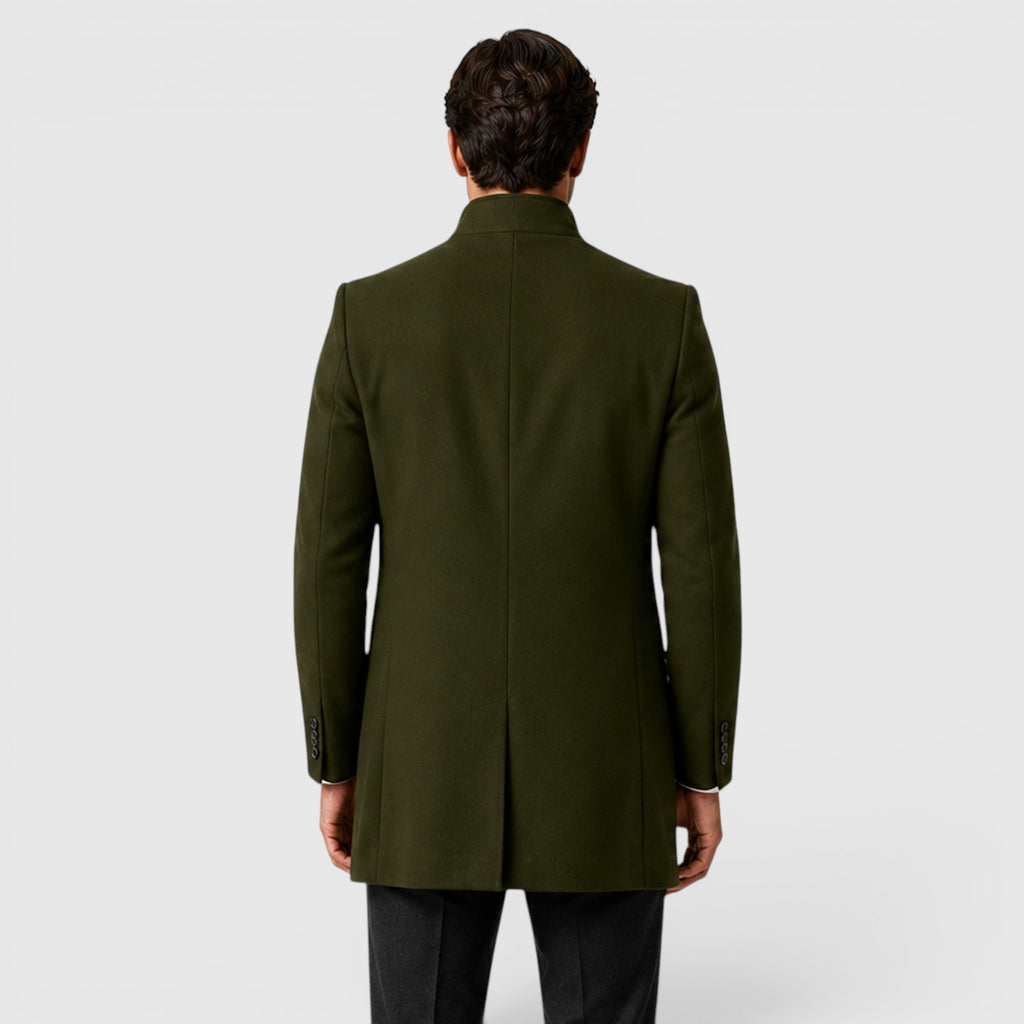 Monvaline | Men's Slim Fit Timeless Smart Casual Overcoat