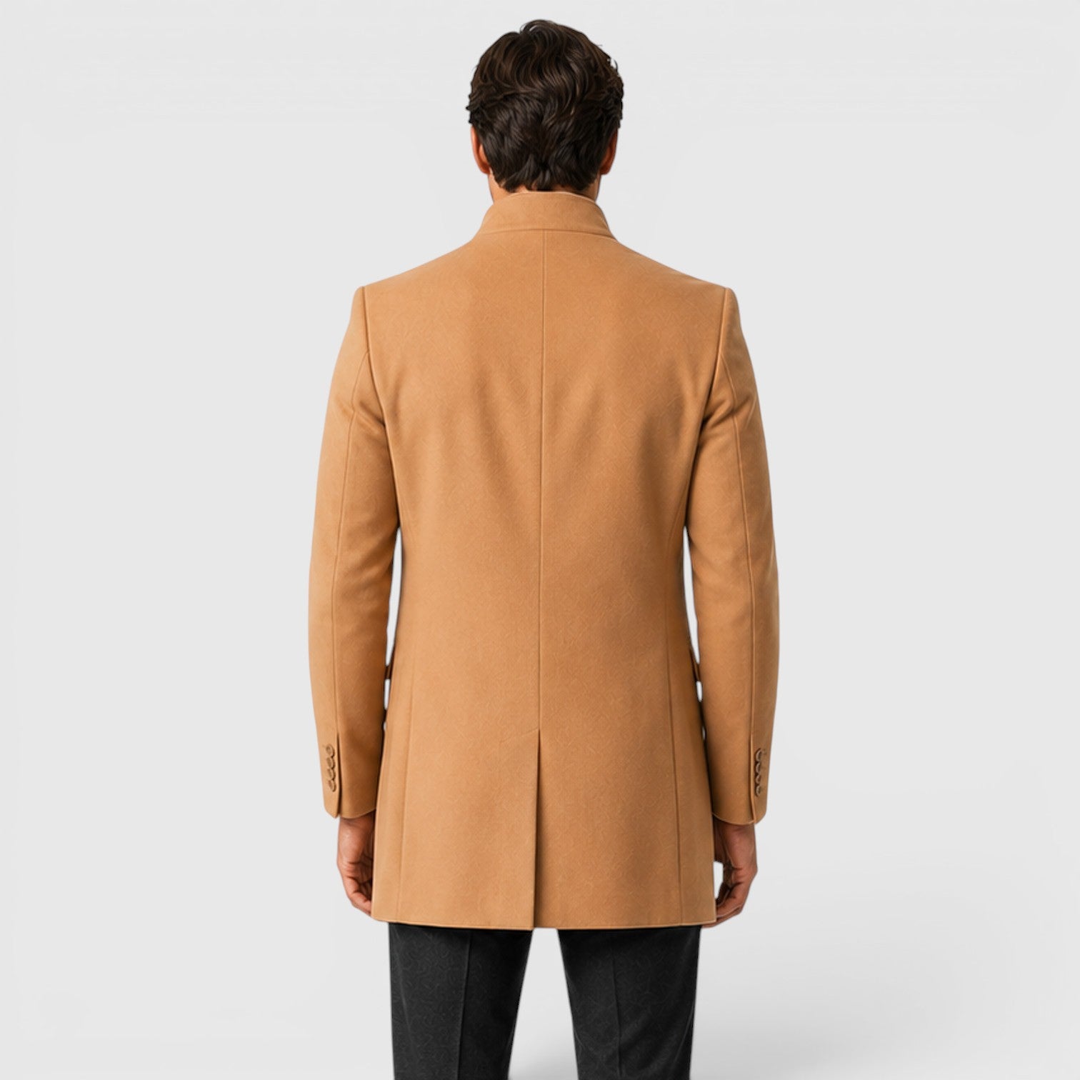 Monvaline | Men's Slim Fit Timeless Smart Casual Overcoat