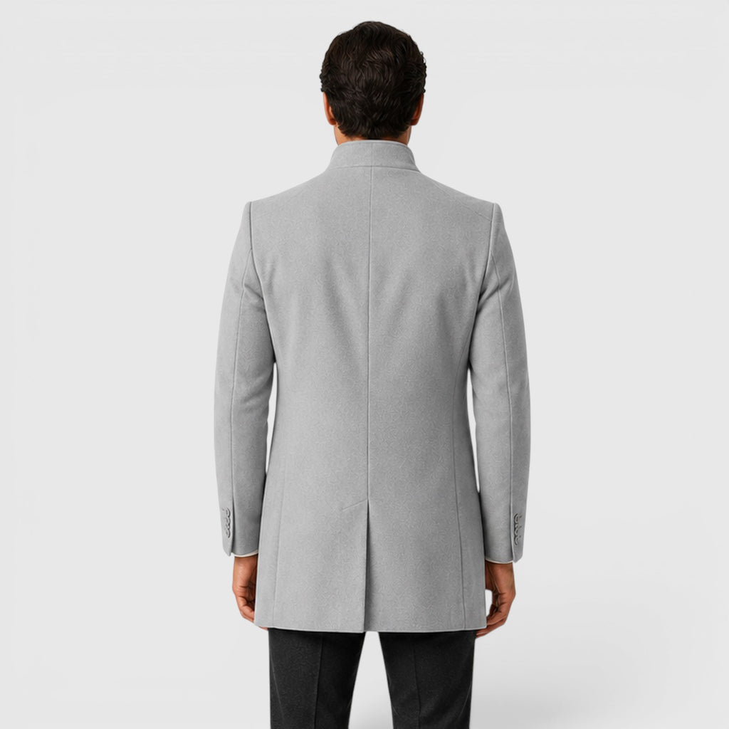 Monvaline | Men's Slim Fit Timeless Smart Casual Overcoat