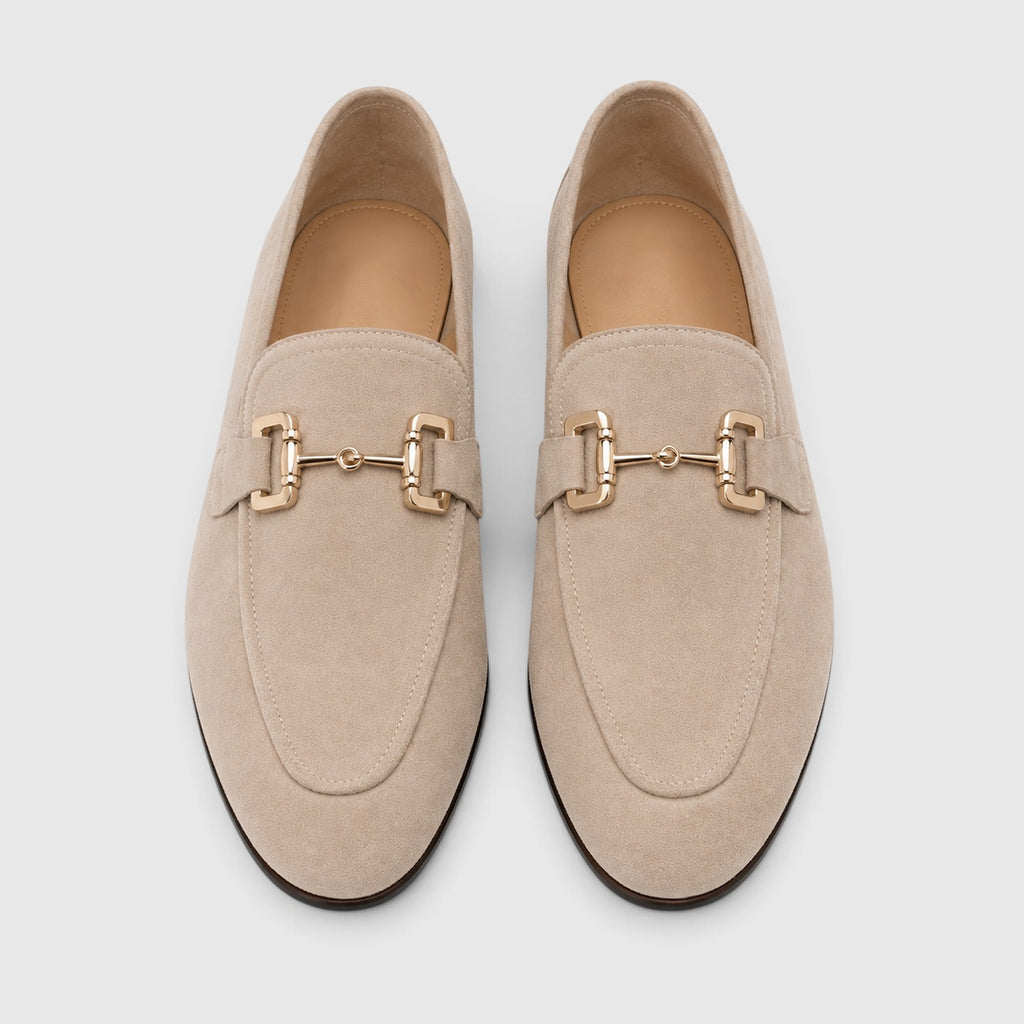Monvaline | Men's Slip On Loafers with Suede Look Upper for Everyday Comfort