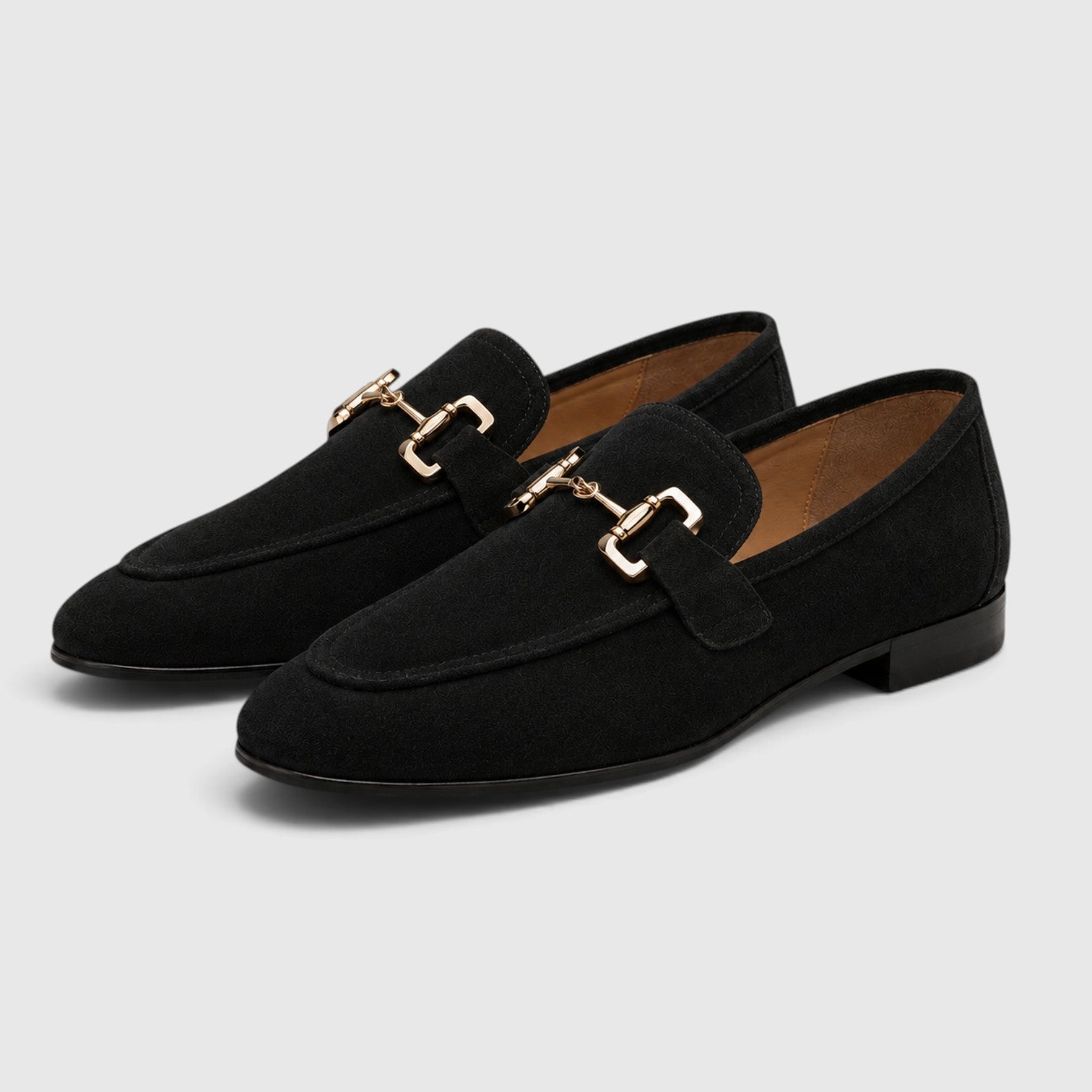 Monvaline | Men's Slip On Loafers with Suede Look Upper for Everyday Comfort