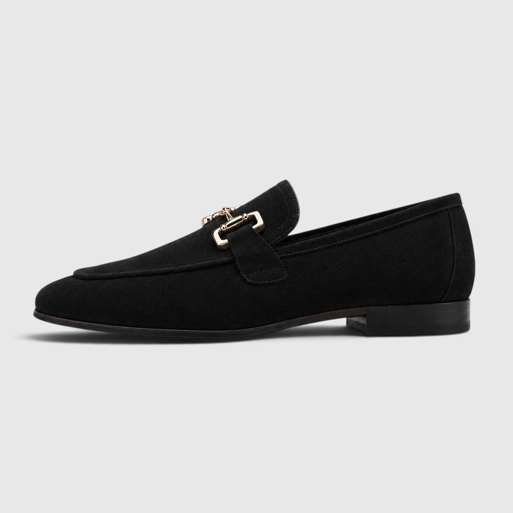 Monvaline | Men's Slip On Loafers with Suede Look Upper for Everyday Comfort