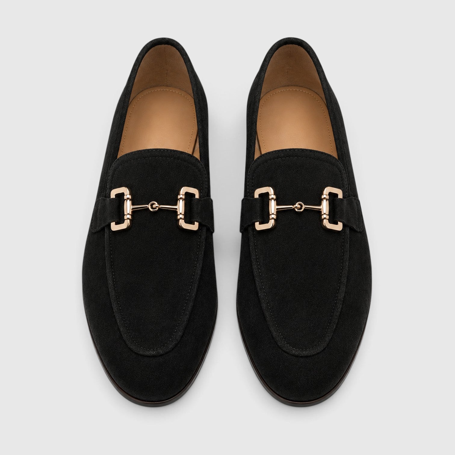 Monvaline | Men's Slip On Loafers with Suede Look Upper for Everyday Comfort