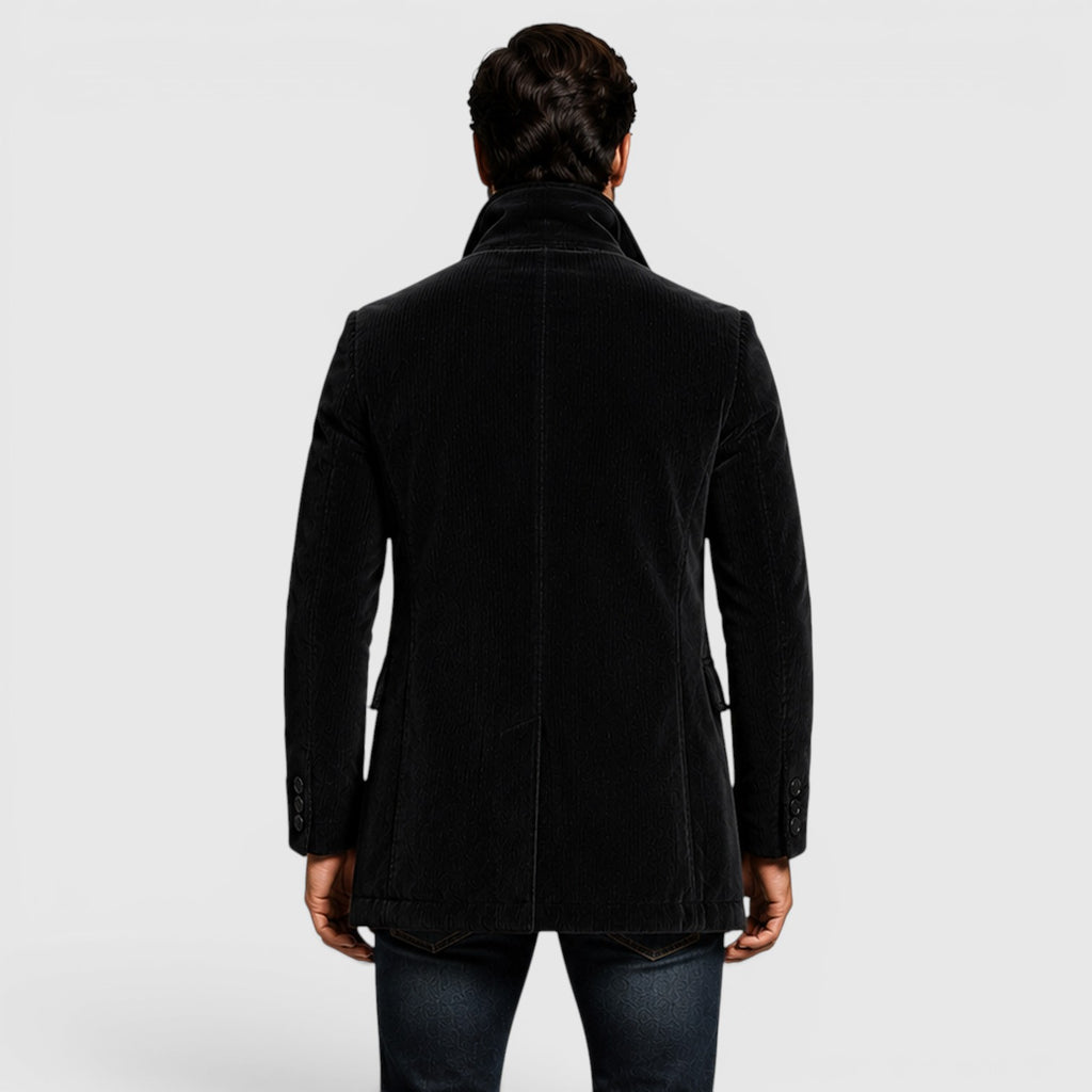 Monvaline | Men's Stand Collar Blazer for Smart Casual Outfits