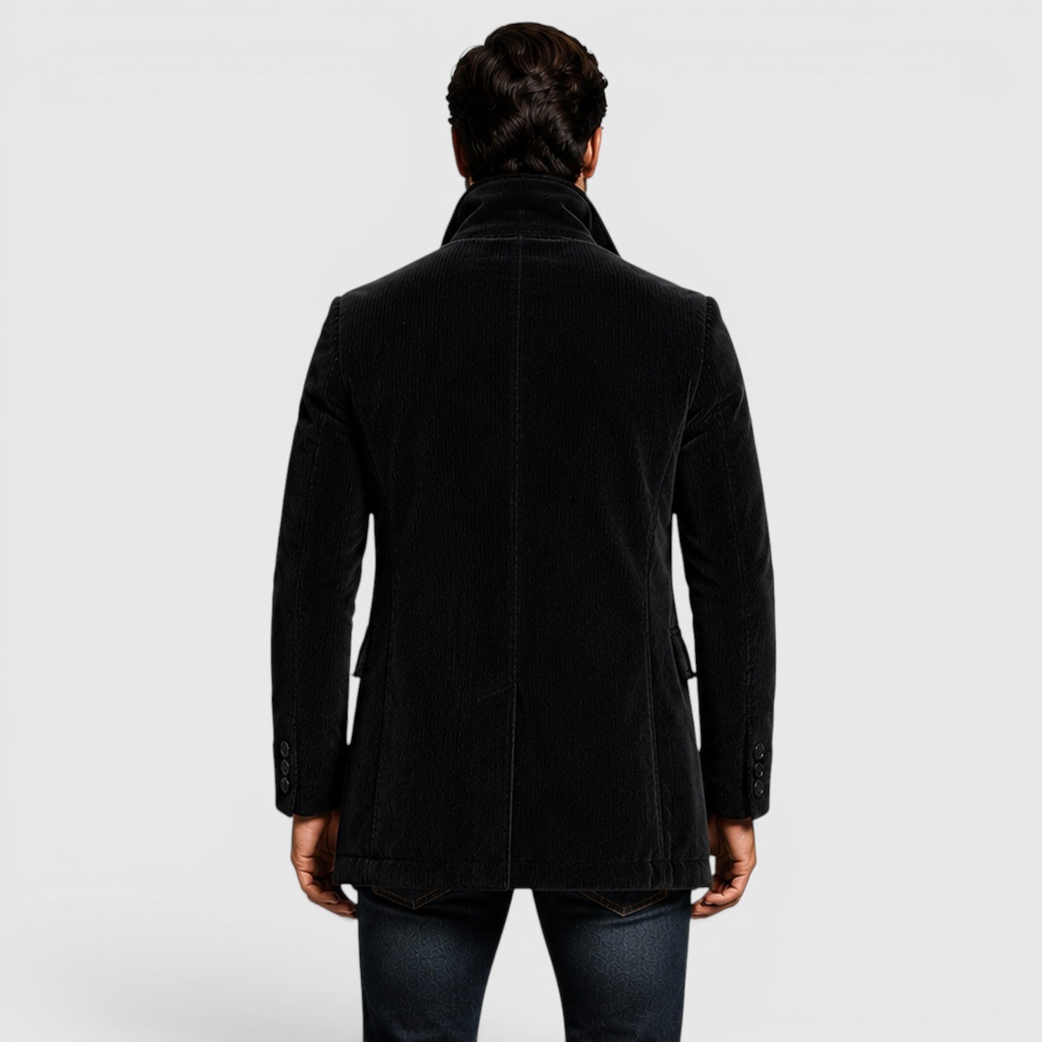 Monvaline | Men's Stand Collar Blazer for Smart Casual Outfits