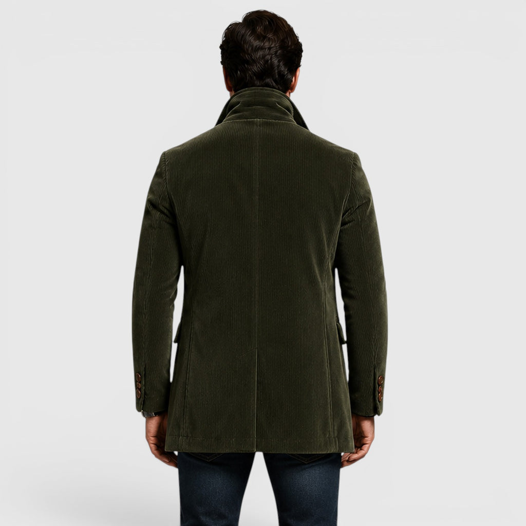 Monvaline | Men's Stand Collar Blazer for Smart Casual Outfits