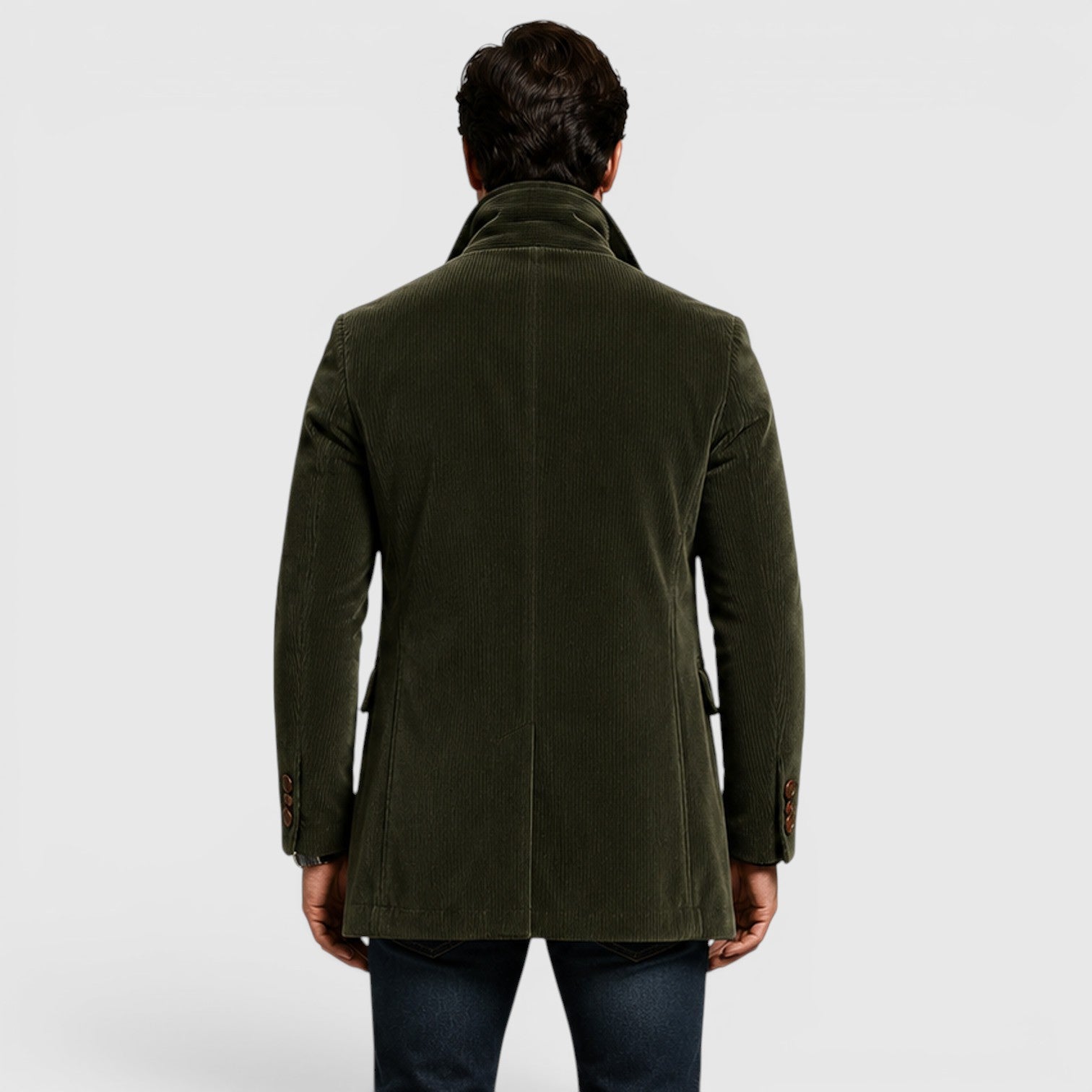Monvaline | Men's Stand Collar Blazer for Smart Casual Outfits