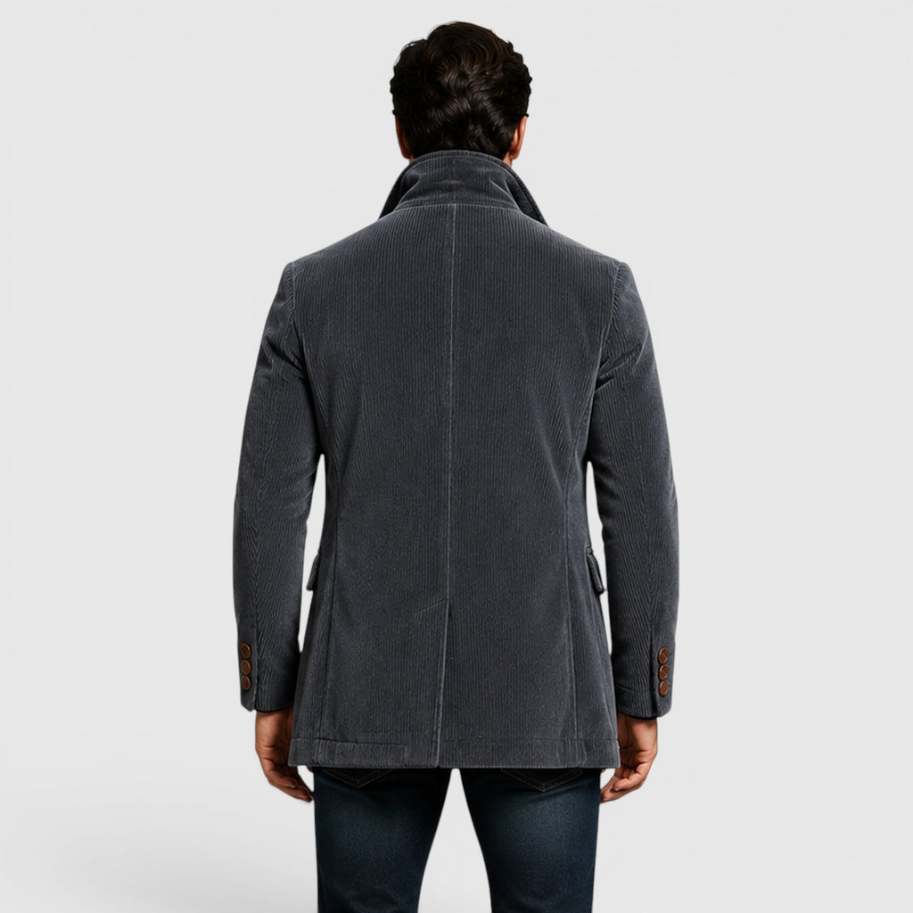Monvaline | Men's Stand Collar Blazer for Smart Casual Outfits