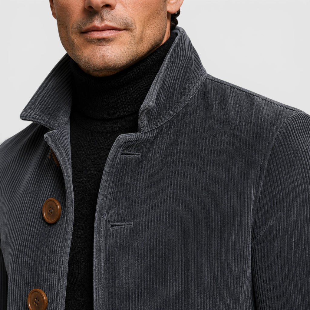 Monvaline | Men's Stand Collar Blazer for Smart Casual Outfits