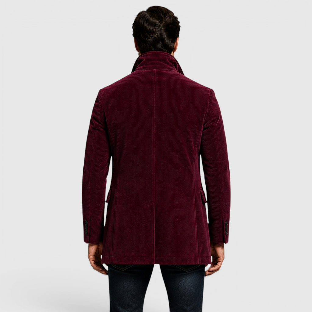 Monvaline | Men's Stand Collar Blazer for Smart Casual Outfits