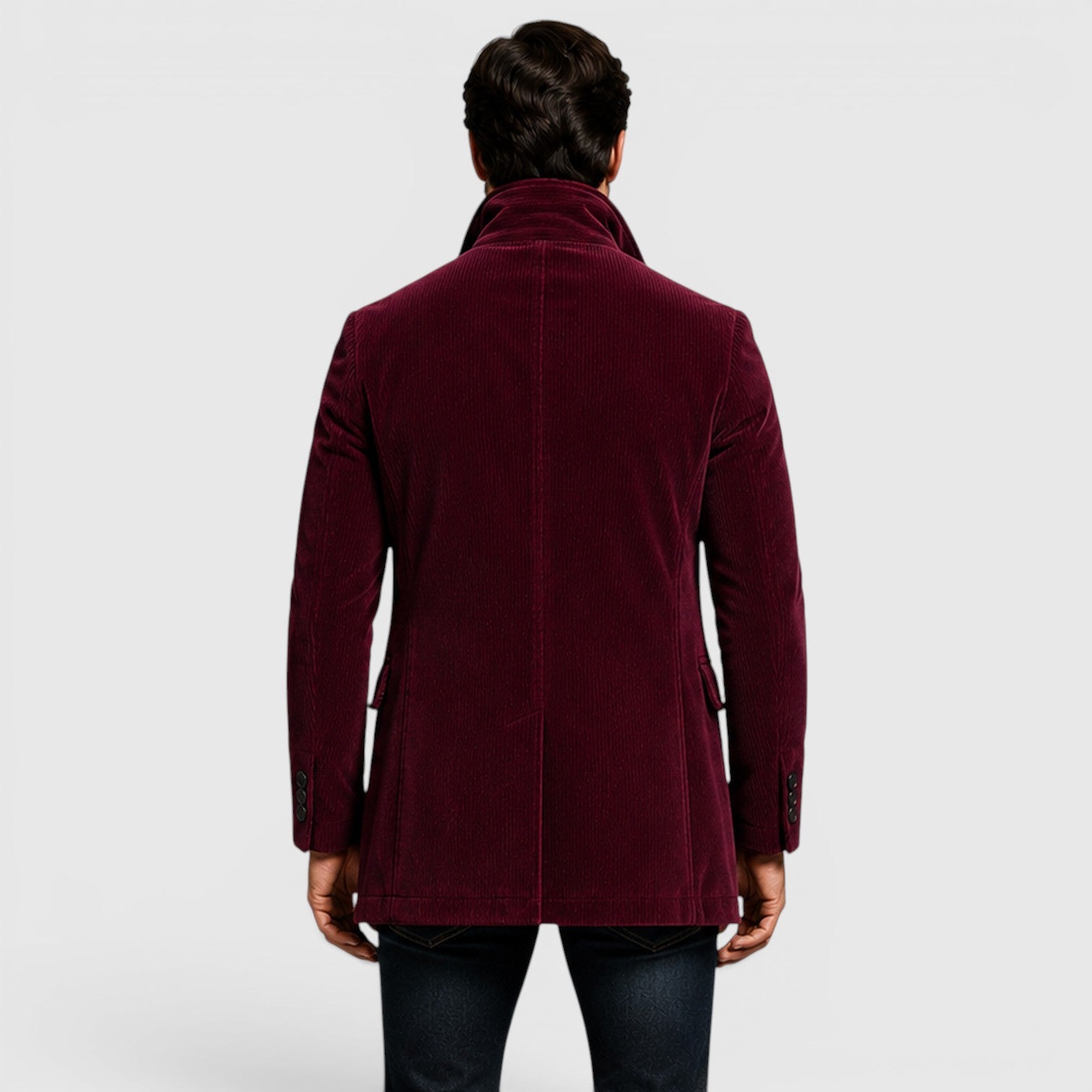 Monvaline | Men's Stand Collar Blazer for Smart Casual Outfits