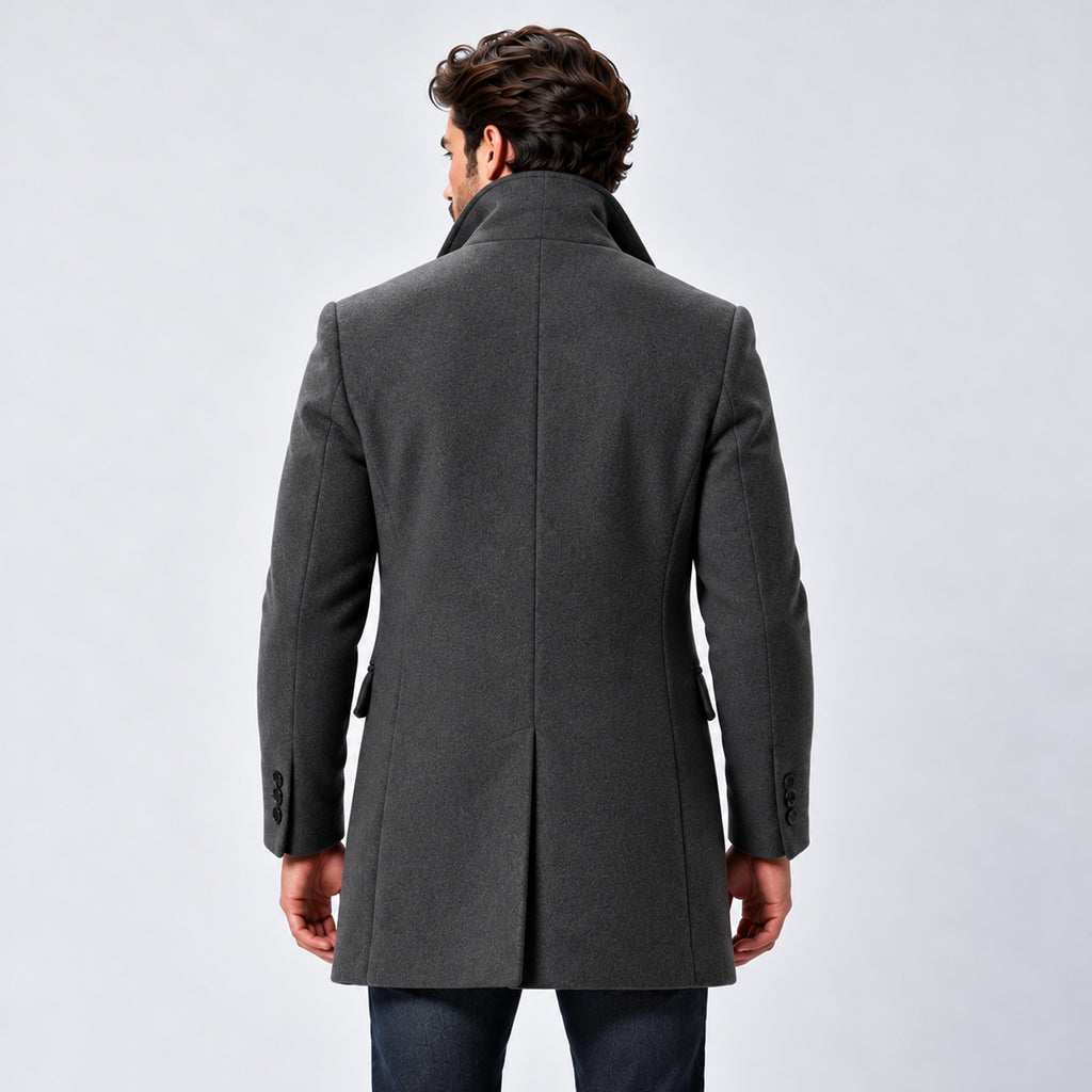 Monvaline | Men's Tailored Stand Collar Winter Coat
