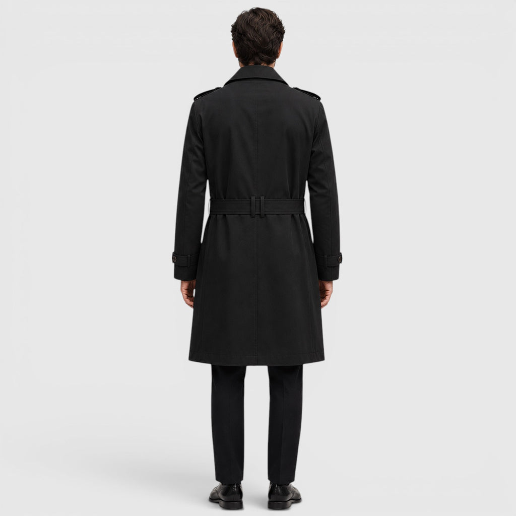 Monvaline | Men's Tailored Trench Coat for Smart Casual Outfits