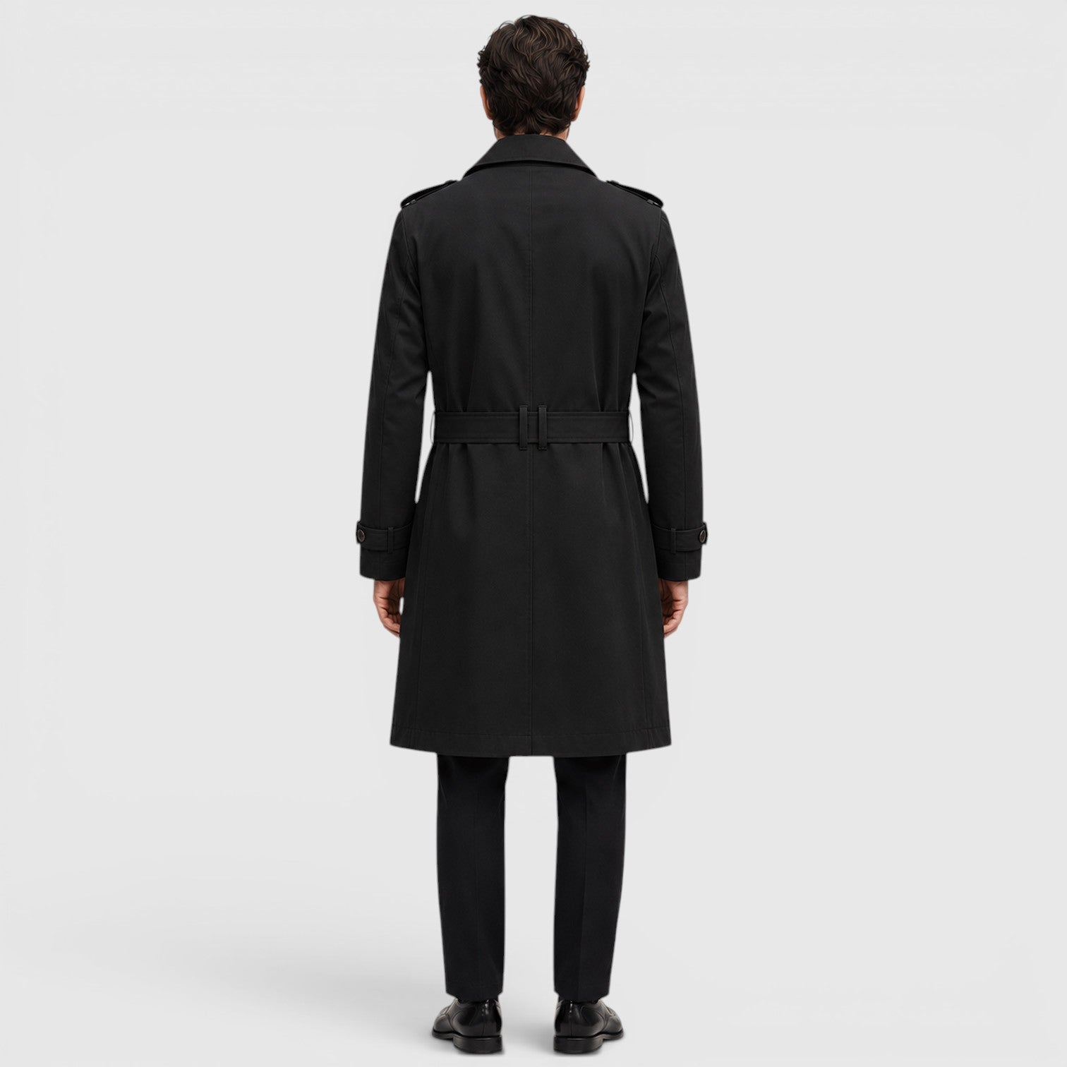 Monvaline | Men's Tailored Trench Coat for Smart Casual Outfits