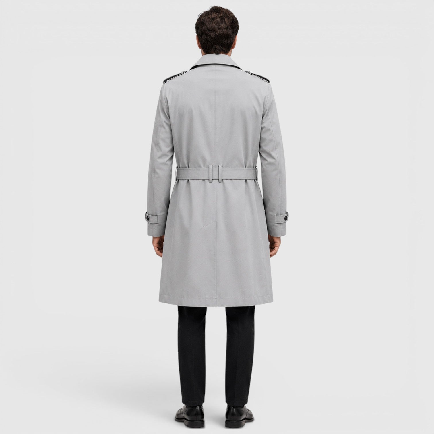 Monvaline | Men's Tailored Trench Coat for Smart Casual Outfits