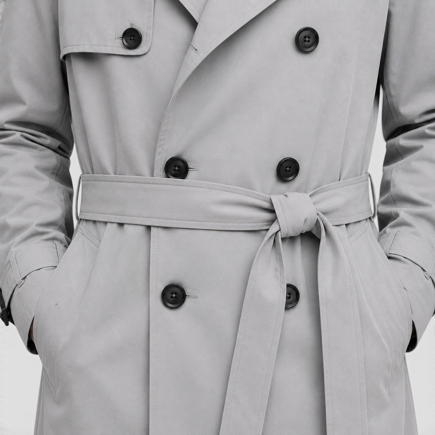 Monvaline | Men's Tailored Trench Coat for Smart Casual Outfits