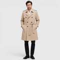 Monvaline | Men's Tailored Trench Coat for Smart Casual Outfits