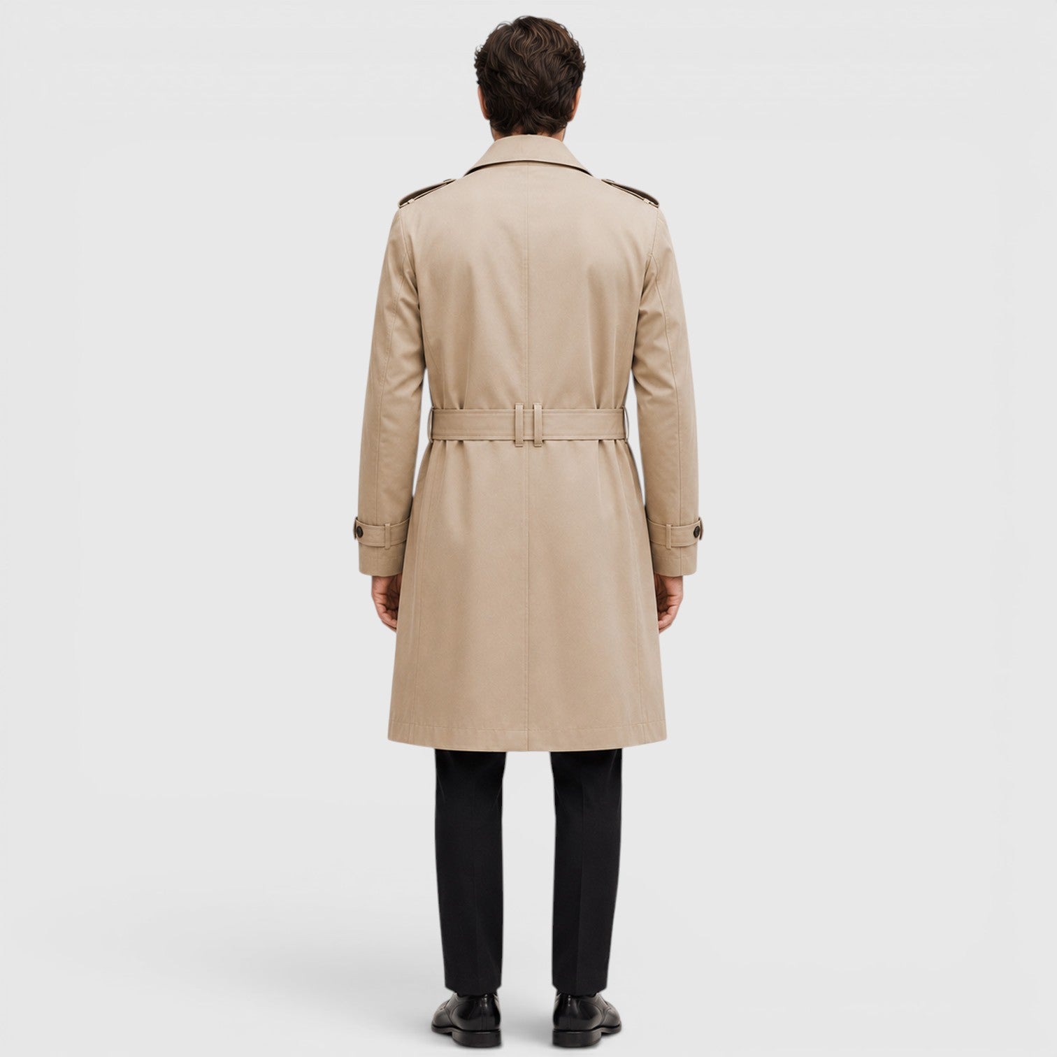 Monvaline | Men's Tailored Trench Coat for Smart Casual Outfits