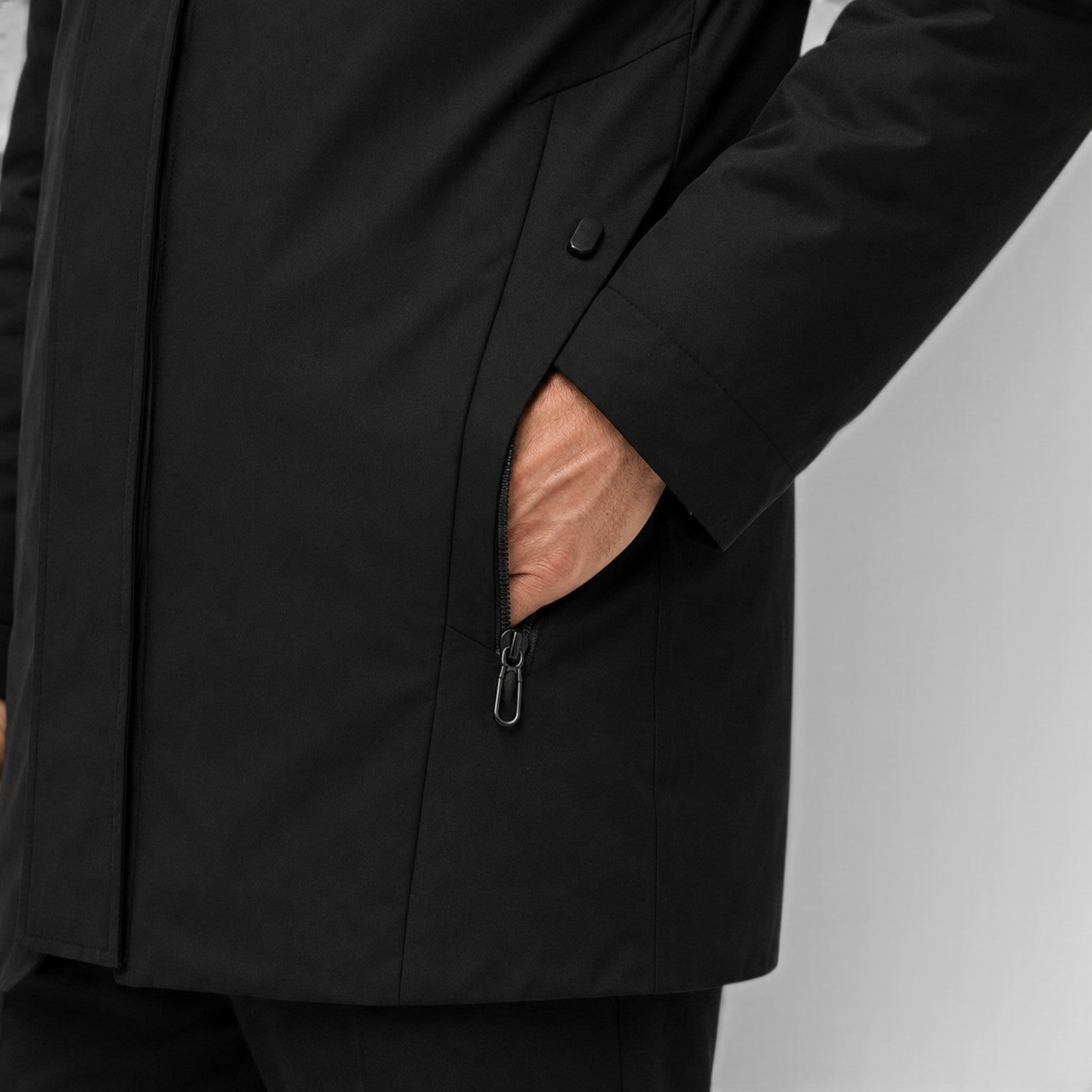 Monvaline | Men's Thick Hooded Jacket for Cold Weather Wear