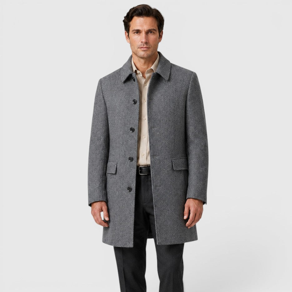 Monvaline | Men's Thick Warm Classic Wool Coat
