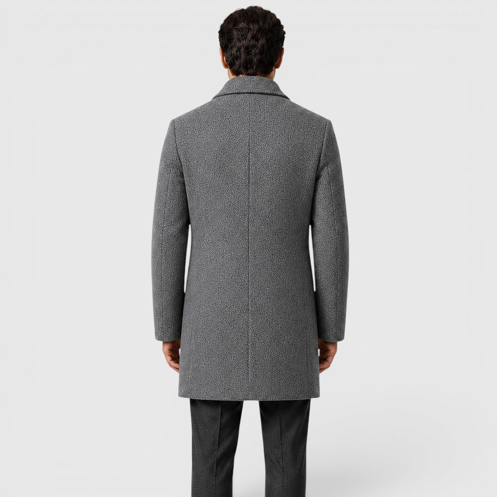 Monvaline | Men's Thick Warm Classic Wool Coat