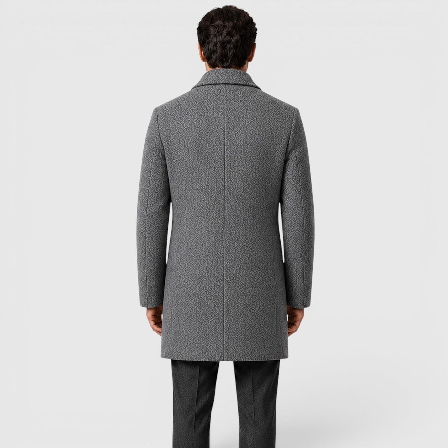 Monvaline | Men's Thick Warm Classic Wool Coat