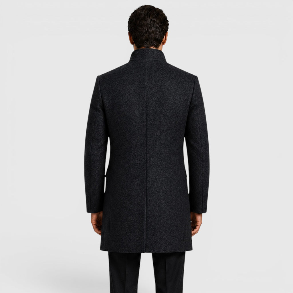 Monvaline | Men's Warm Classic Wool Coat for Everyday Wear