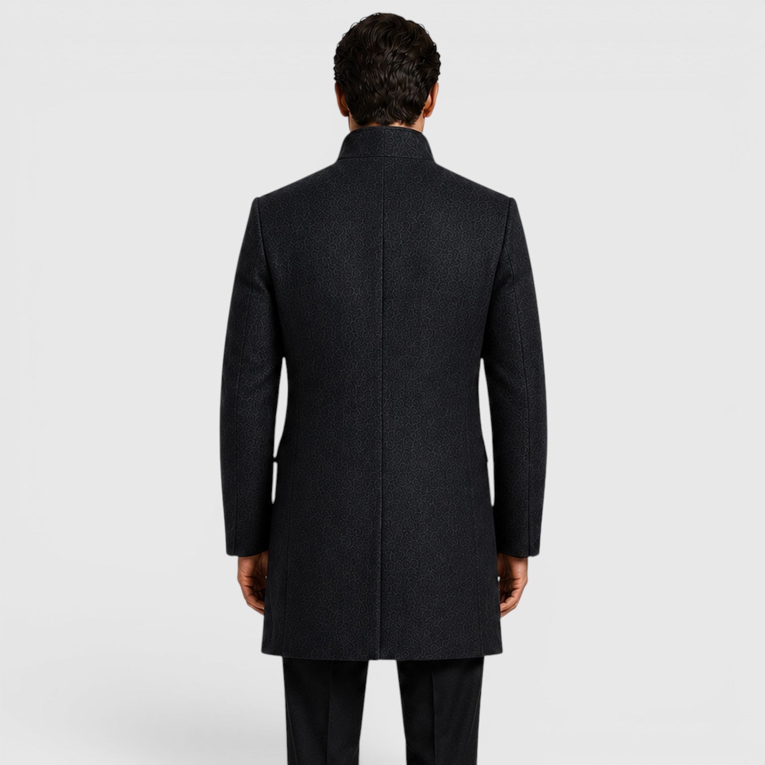 Monvaline | Men's Warm Classic Wool Coat for Everyday Wear