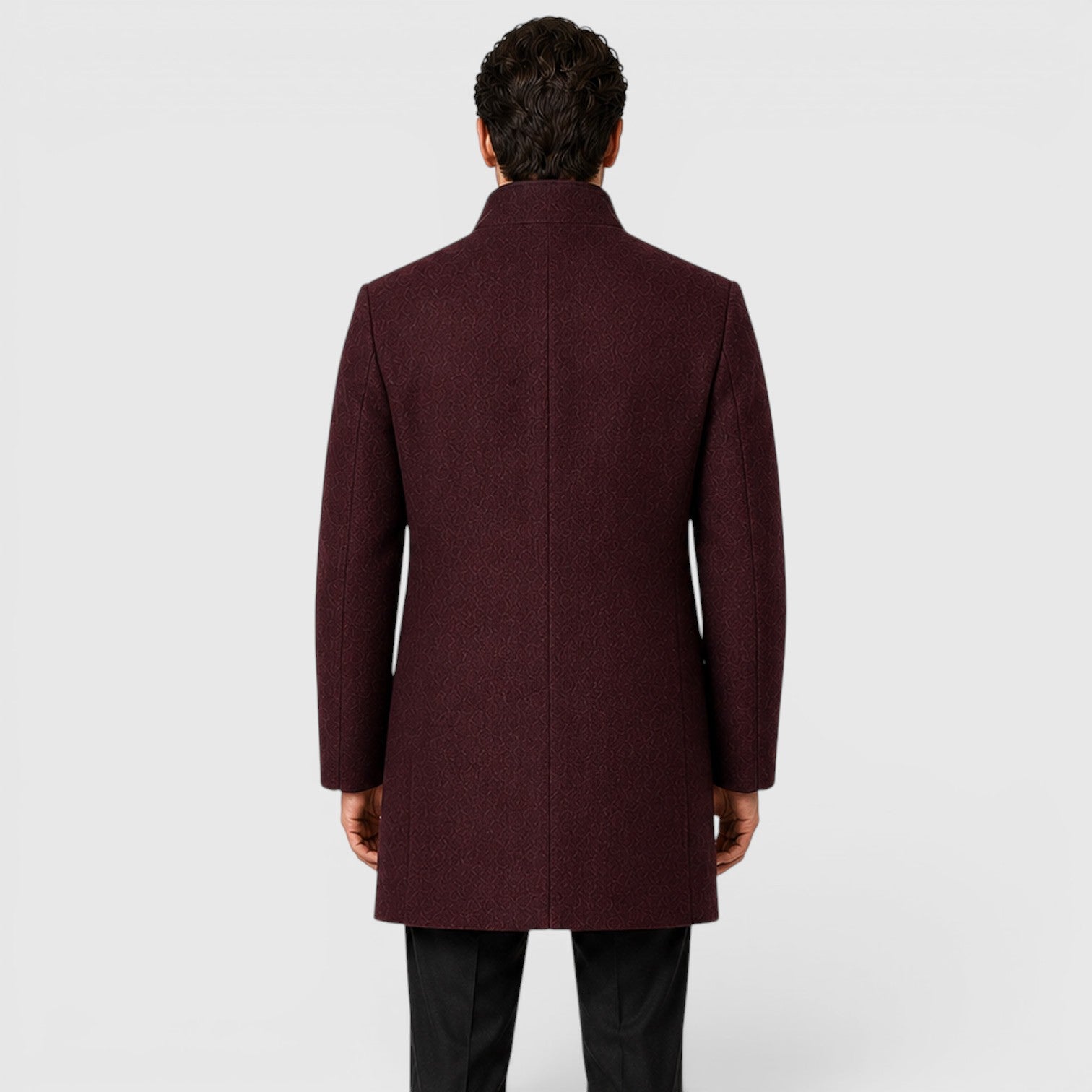 Monvaline | Men's Warm Classic Wool Coat for Everyday Wear