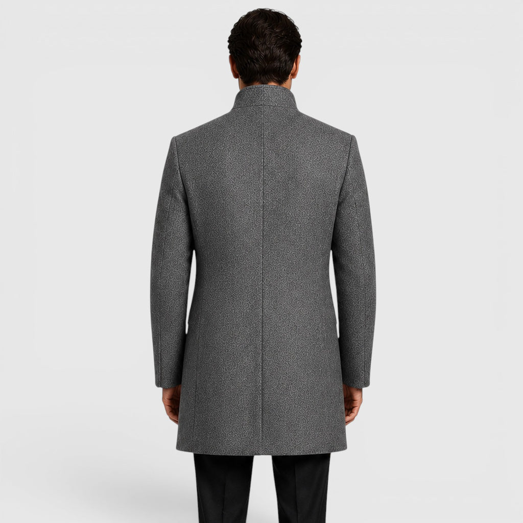 Monvaline | Men's Warm Classic Wool Coat for Everyday Wear
