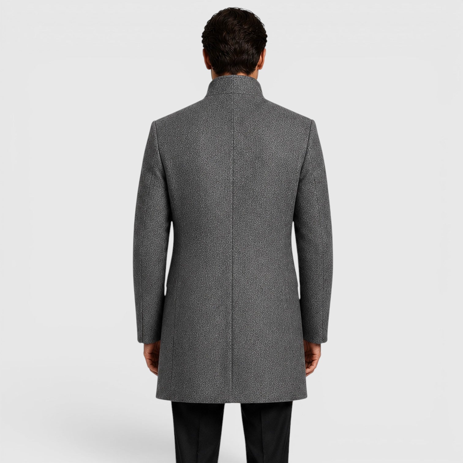 Monvaline | Men's Warm Classic Wool Coat for Everyday Wear
