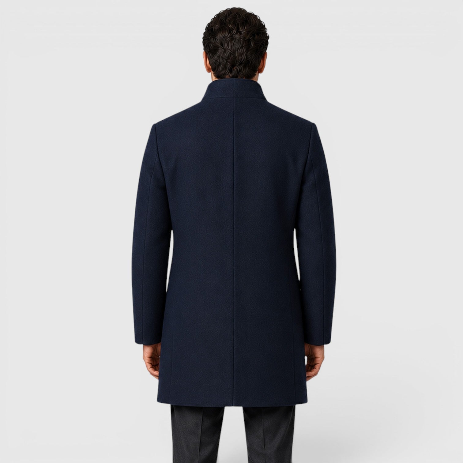 Monvaline | Men's Warm Classic Wool Coat for Everyday Wear