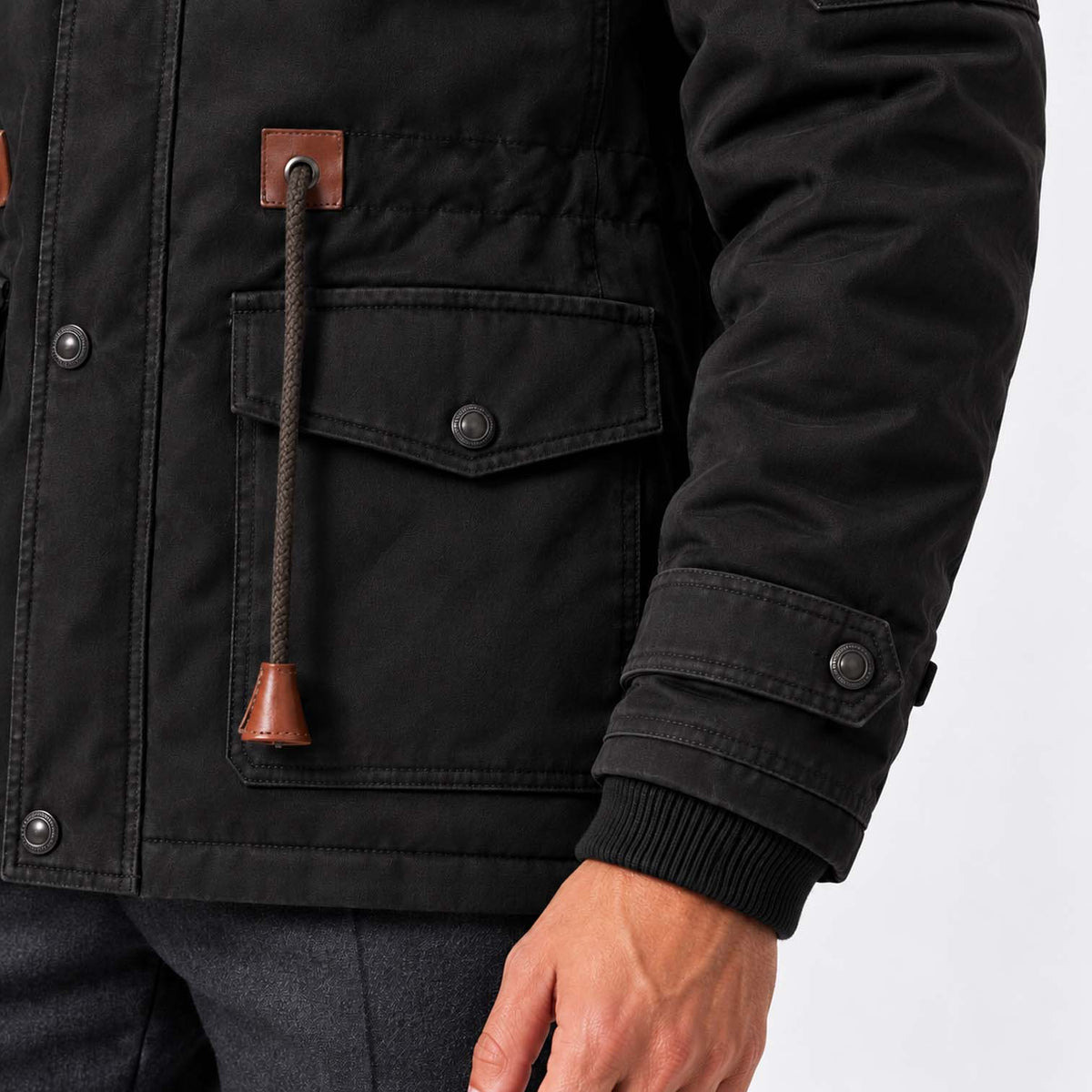 Monvaline | Men's Water-Resistant Field Jacket Fleece Lined