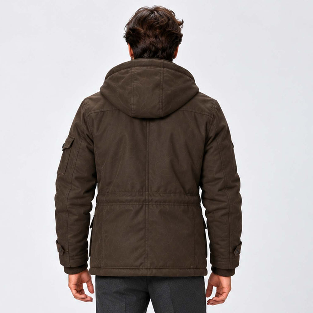 Monvaline | Men's Water-Resistant Field Jacket Fleece Lined