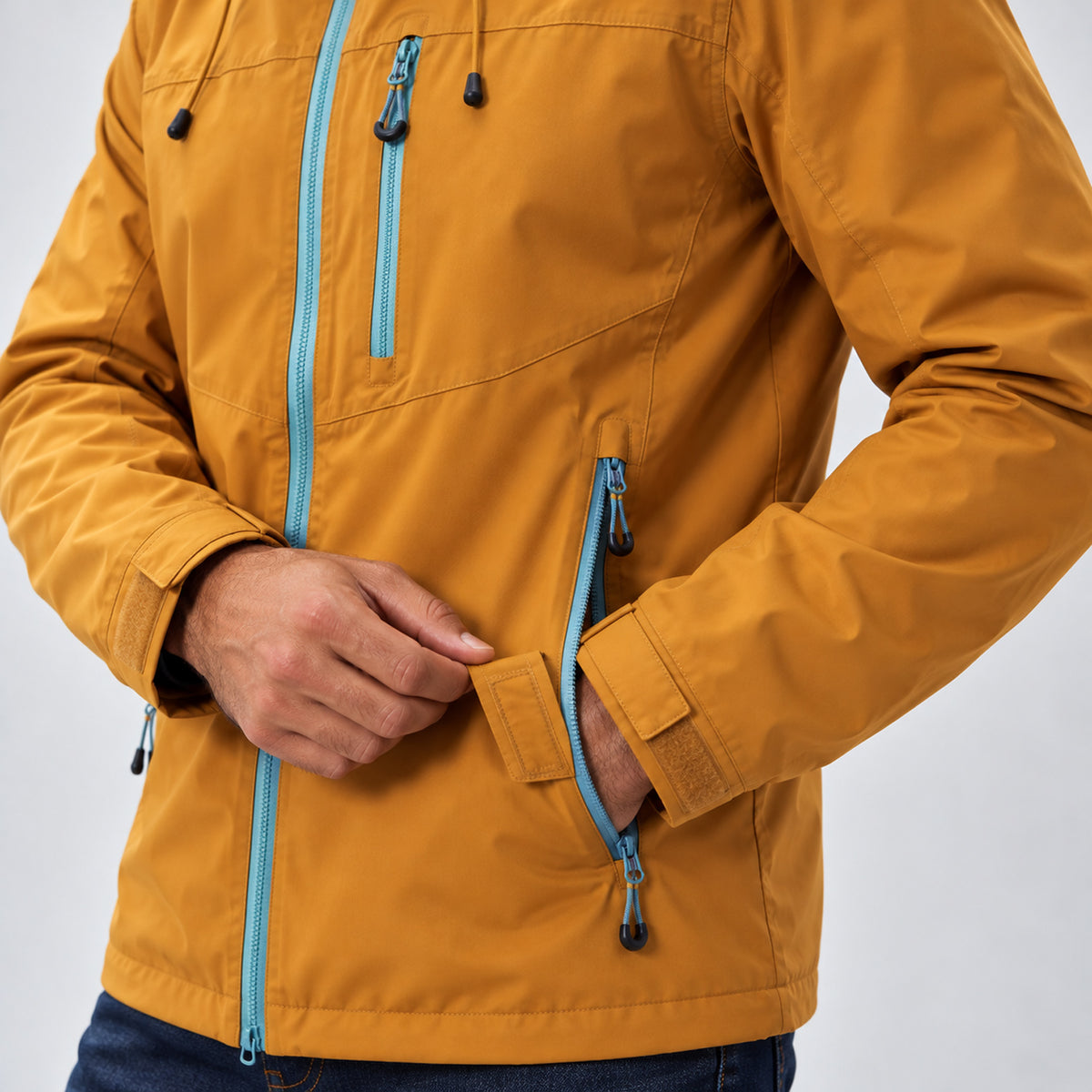 Monvaline | Men's Waterproof Hooded Jacket – Winter Coat
