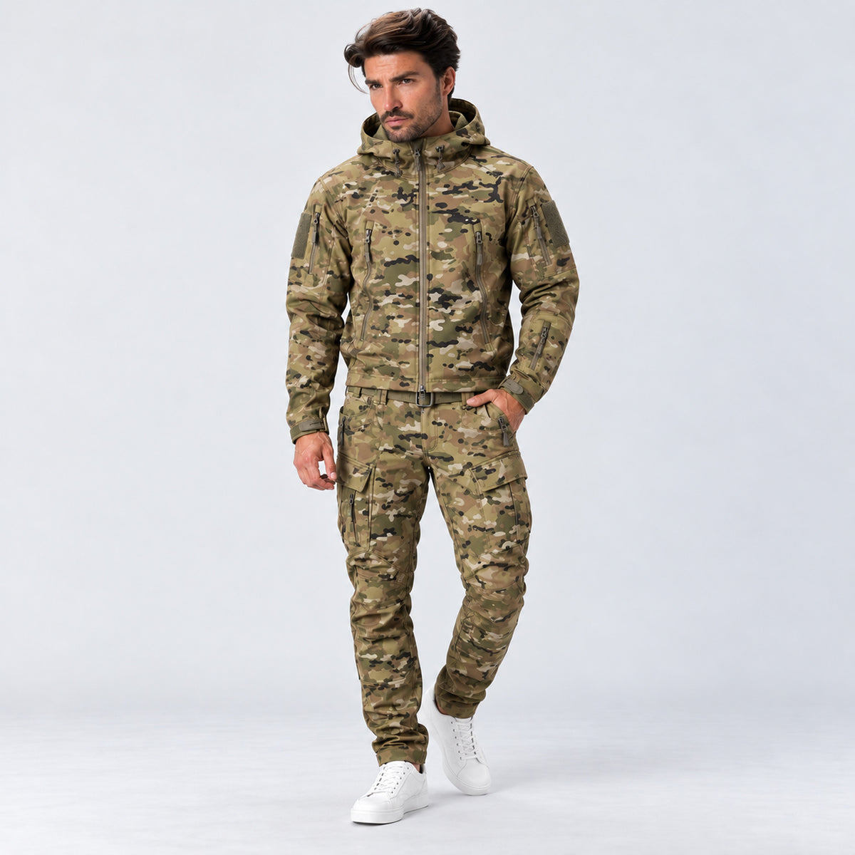 Monvaline | Men's Waterproof Jacket & Trousers Set – Fleece Lined