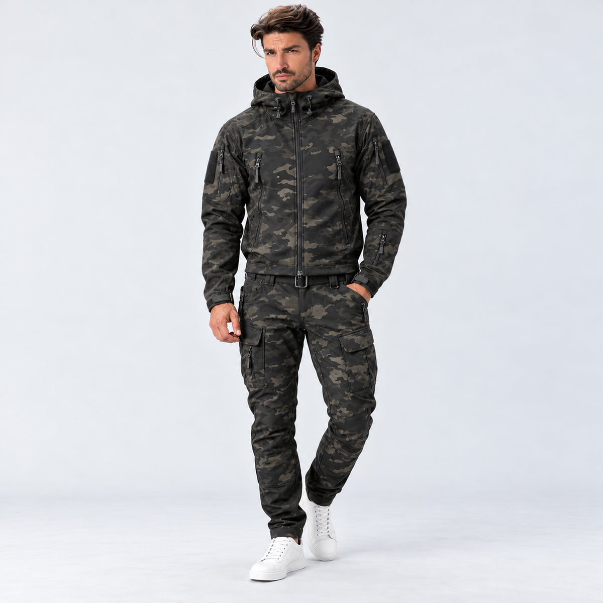 Monvaline | Men's Waterproof Jacket & Trousers Set – Fleece Lined