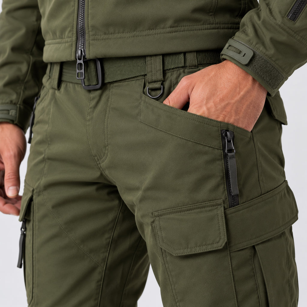 Monvaline | Men's Waterproof Jacket & Trousers Set – Fleece Lined