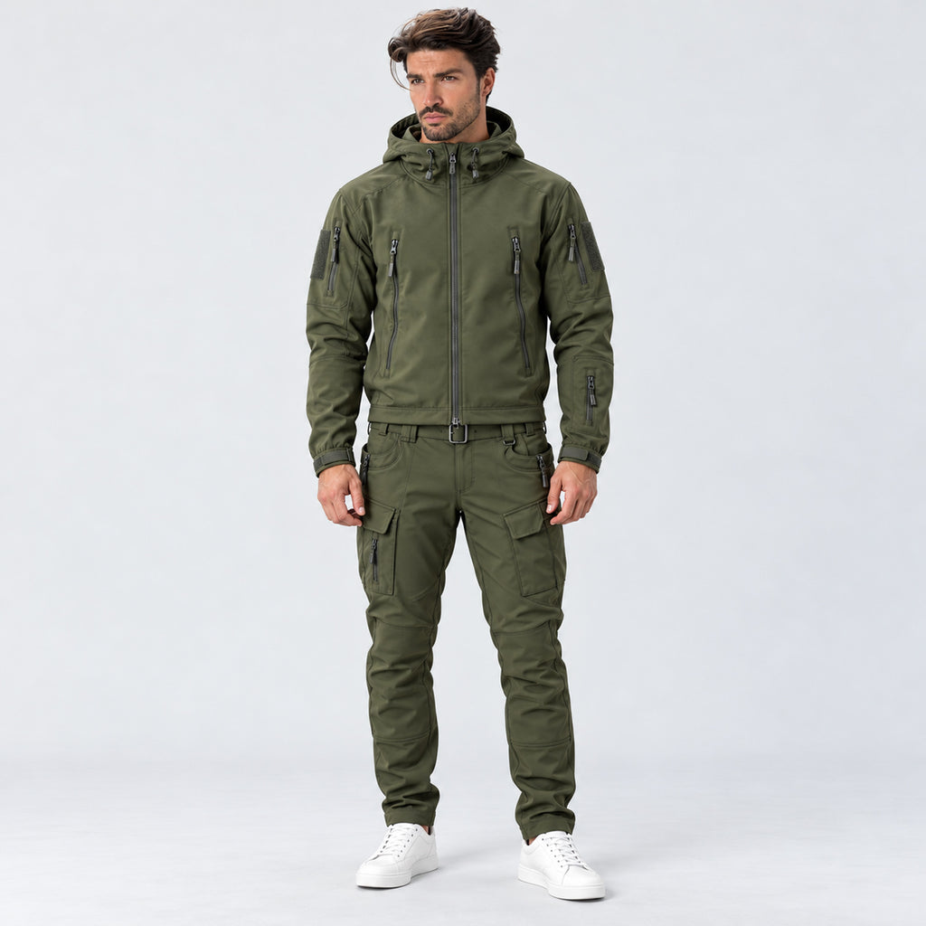 Monvaline | Men's Waterproof Jacket & Trousers Set – Fleece Lined