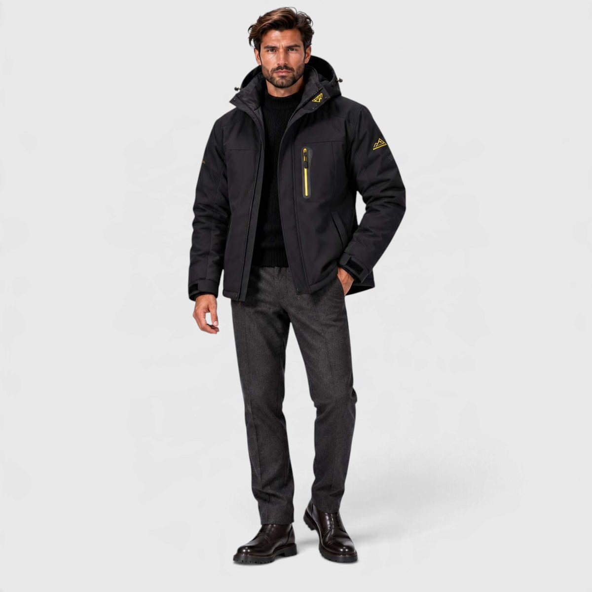 Monvaline | Men's Waterproof Winter Jacket Warm Insulated Coat