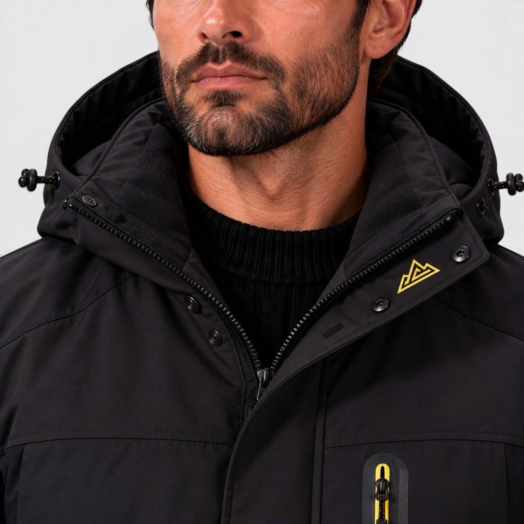 Monvaline | Men's Waterproof Winter Jacket Warm Insulated Coat