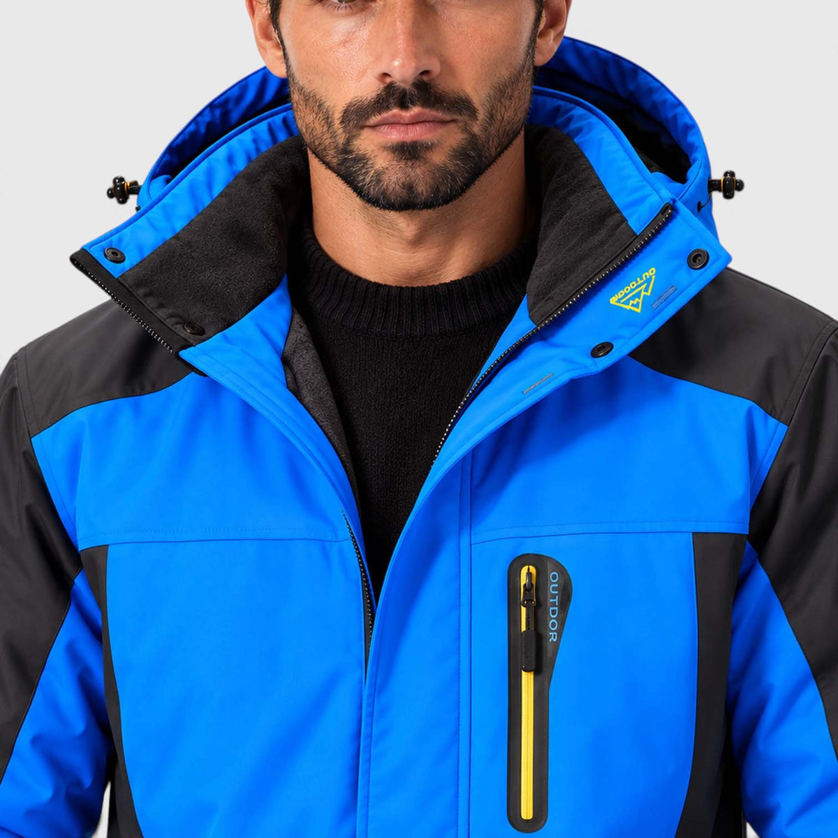 Monvaline | Men's Waterproof Winter Jacket Warm Insulated Coat