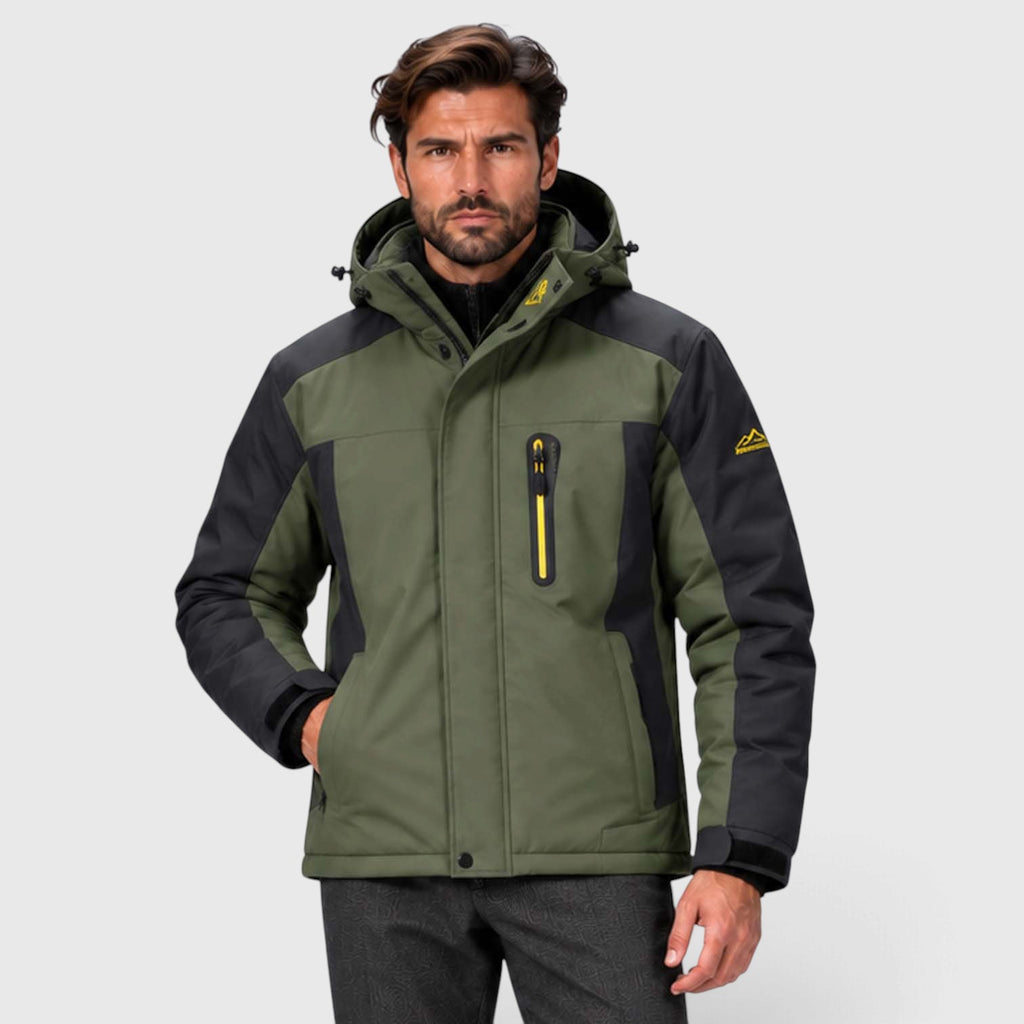 Monvaline | Men's Waterproof Winter Jacket Warm Insulated Coat